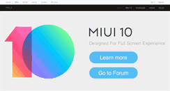 Desktop Screenshot of en.miui.com