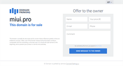 Desktop Screenshot of miui.pro